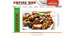 Desktop Screenshot of empirewokchinese.com